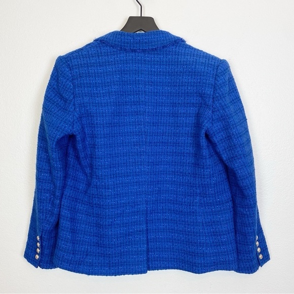 Generation Love Eliza Tweed Blue Blazer Jacket - Picture 6 of 9